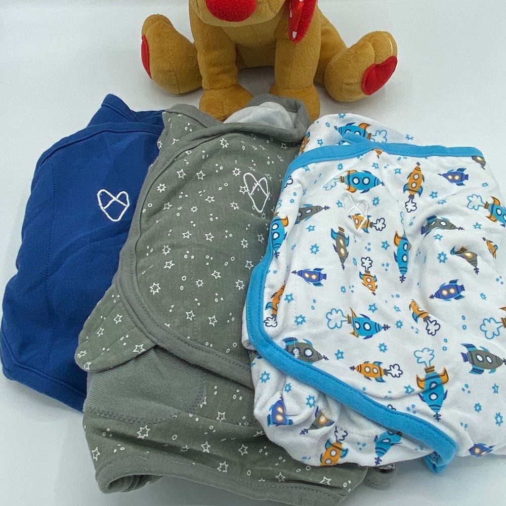 SwaddleMe Velcro Wrap Set of 3 LARGE NWOT